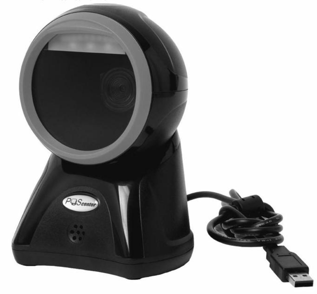 Настольный сканер "Poscenter OT 2D, USB, черный, с кабелем 1.5