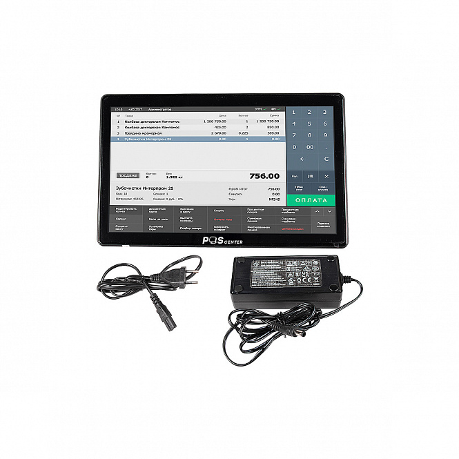 POS-терминал "POScenter Wise Pro" 1 х LAN; 3 х Serial (3 х RS-232); 8 х USB (2 х USB3.0 сбоку корпуса, 4 х USB2.0, 2 x USB3.0); 2 х HDMI; 1 х Аудио слот (3.5 мм гарнитура); 2 х Динамики (1 W)